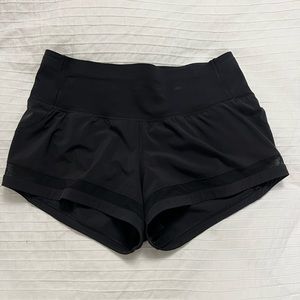 Lululemon Pace Perfect Shorts - Black, Sz 6, 3” NICE